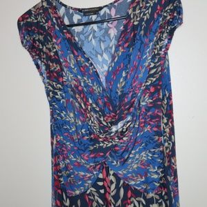Beauitful multi-color wrap dress